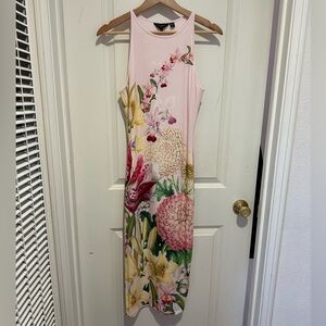 Ted Baker London floral midi dress